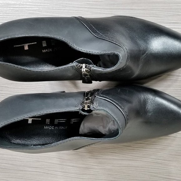 Tiff Platform Pump, Black Leather, Womens Size 9 / 39 - Picture 8 of 10